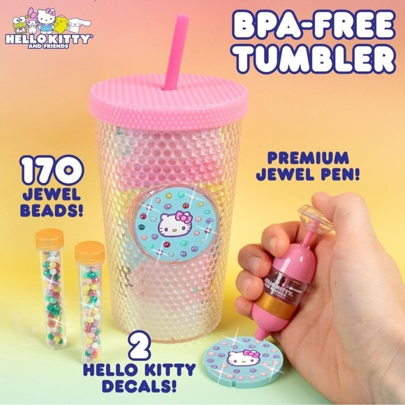 Hello Kitty Glitzy Pop Sparkling Tumbler - Picture 4 of 6